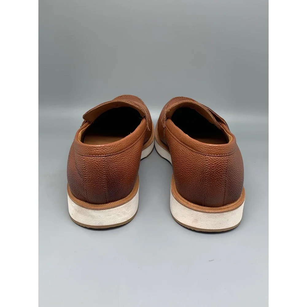 Allen Edmonds Benson Leather Brown Penny Loafers 8289 Men's Sz 13 D
